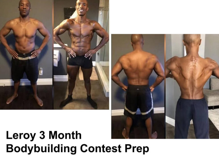 Leroy 3 month bodybuilding contest prep